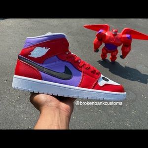 Custom Jordan 1 Mid Big Hero 6
